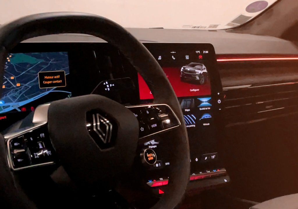 interieur renault austral eclairage ambiance android auto (1)