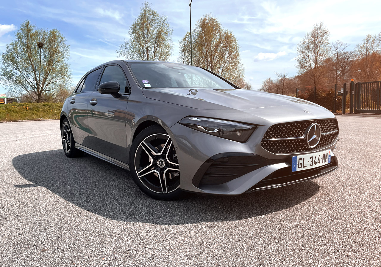 face avant nouvelle Mercedes Classe A180 AMG Line 2023