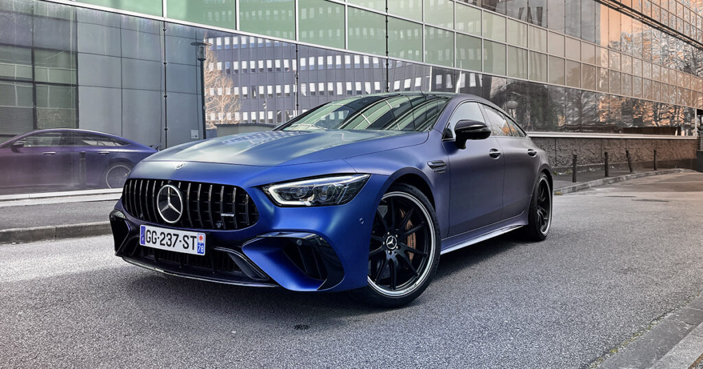 Mercedes AMG GT 63 S e performance 2023 face avant