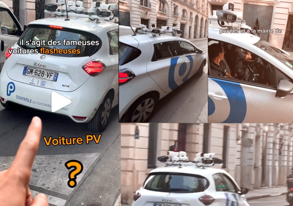 stationnement amende paris voiture radar renault zoe