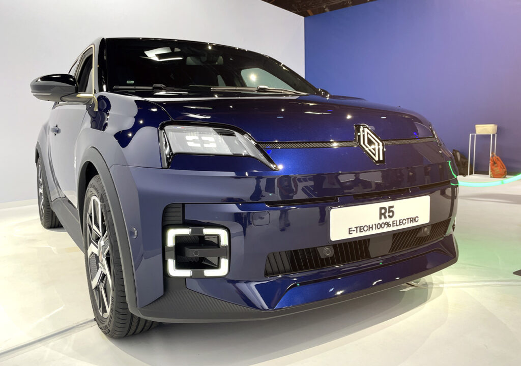 Renault 5 e-tech 2024 bleu nocturne