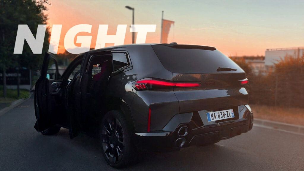 BMW XM Label 2025 intérieur et extérieur - Eclairage de nuit