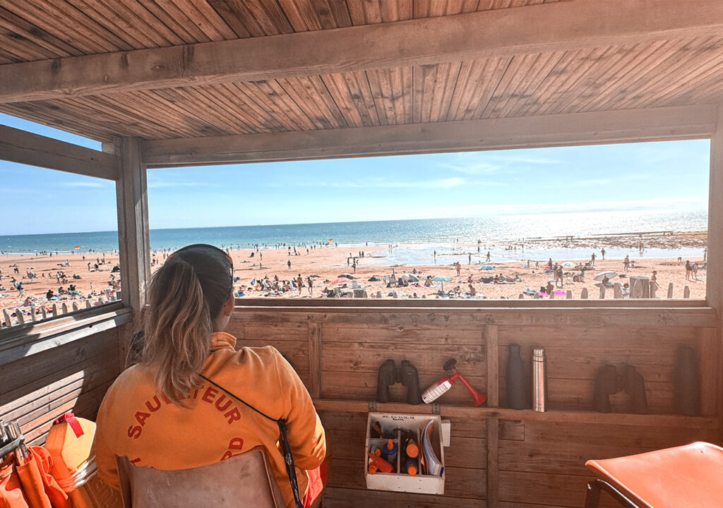 Plage Longeville sur Mer surveillée