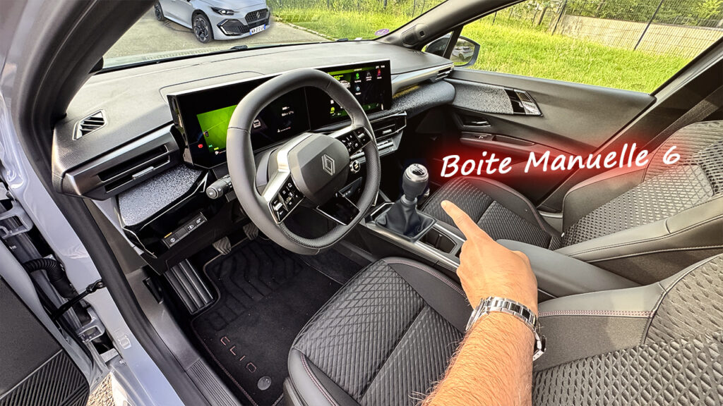 Renault Clio 6 TCE boite manuelle - intérieur finition Techno